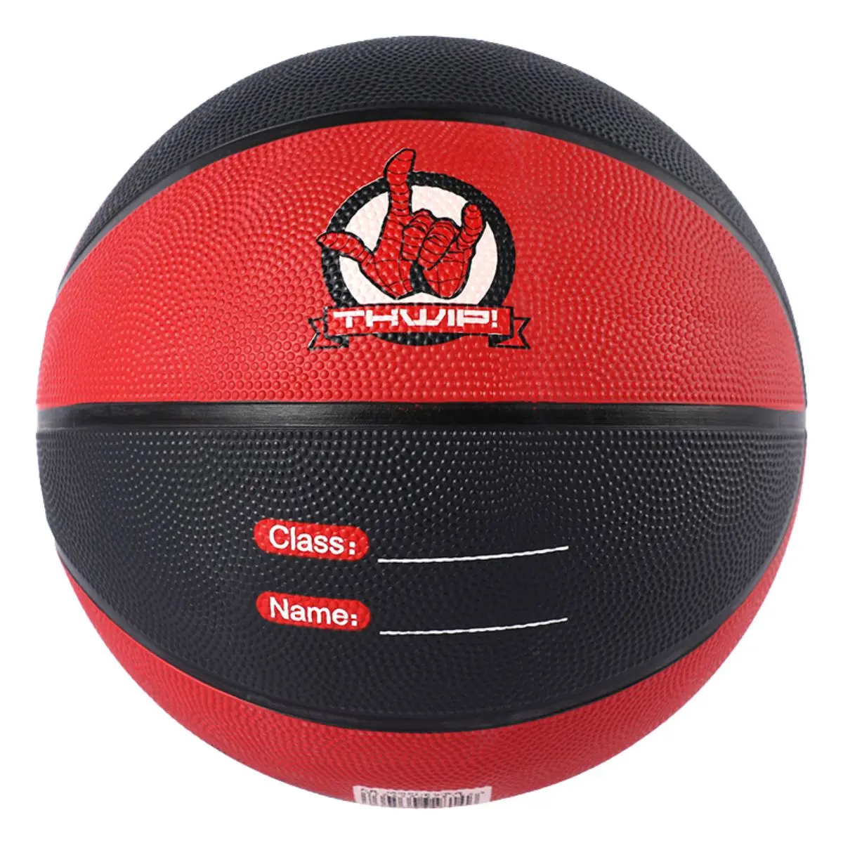Spiderman Basketball 7 Inch Not Inflated Black and Red - view 3